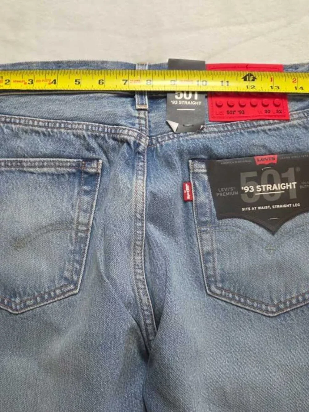New 30x32 Levi's X Lego Collection colab 501 93' Straight Fit jeans
